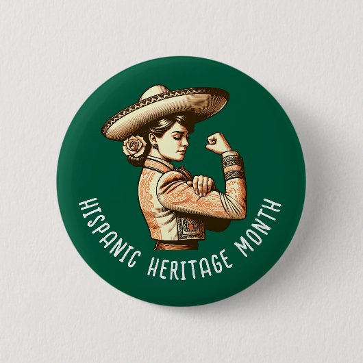 Hispanic Heritage Monat Button (Vorderseite)