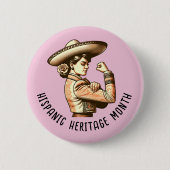 Hispanic Heritage Monat Button (Vorderseite)