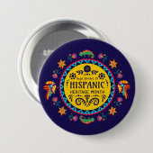 Hispanic Heritage Monat Button (Vorne & Hinten)