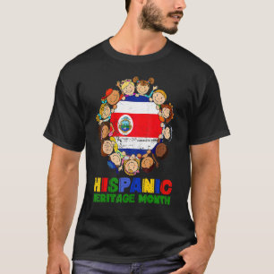 Hispanic Heritage Monat Costa Rica Kinder Jungen M T-Shirt