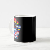 Hispanic Heritage Monat Kaffeetasse (Vorderseite Links)