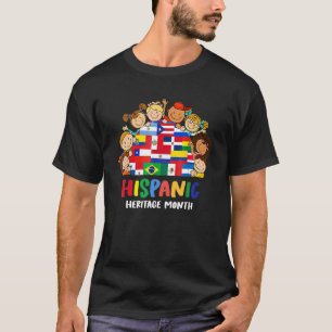 Hispanic Heritage Monat Kinder Junge Mädchen Klein T-Shirt
