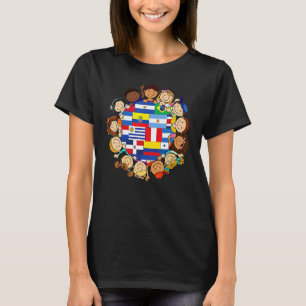 Hispanic Heritage Monat Kinder Junge Mädchen Klein T-Shirt