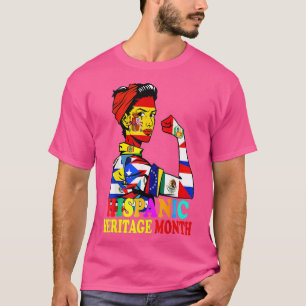 Hispanic Heritage Monat Länder Lateinische Kultur T-Shirt