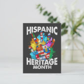 Hispanic Heritage Monat Landesflaggen Postkarte (Stehend Vorderseite)