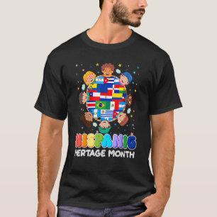 Hispanic Heritage Monat lateinamerikanische Flagge T-Shirt