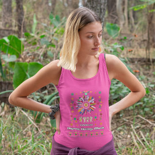 Hispanic Heritage Monat Latino Fahnen Sonnenblume Tank Top