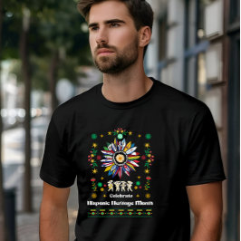 Hispanic Heritage Monat Latino Fahnen Sonnenblume  Tri-Blend Shirt