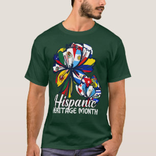 Hispanic Heritage Monat Latino Länder Flaggen Pro T-Shirt