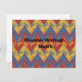 Hispanic Heritage Monat Postkarte (Vorne/Hinten)