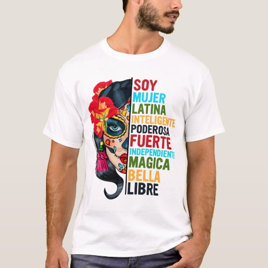 Hispanic Heritage Monat T-Shirt (Vorderseite)