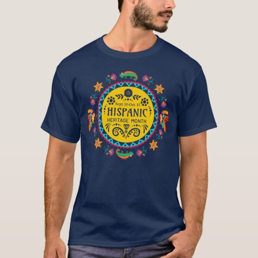 Hispanic Heritage Monat T-Shirt (Vorderseite)