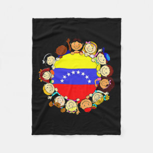 Hispanic Heritage Monat Venezuela Kinder Junge Ven Fleecedecke