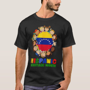 Hispanic Heritage Monat Venezuela Kinder Jungen Mä T-Shirt
