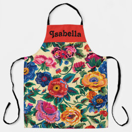 Hispanic Heritage Monatsmonate Blume Schürze