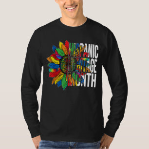 Hispanic Heritage Monte Gefärbte Krawatte Sonnenbl T-Shirt
