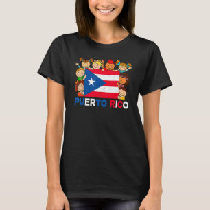 Hispanic Heritage Monte Puerto Rico Kinder Jungen T-Shirt
