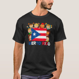 Hispanic Heritage Monte Puerto Rico Kinder Jungen T-Shirt