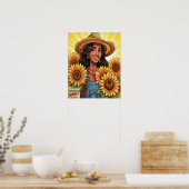 Hispanic Heritage Monte Sunflowers Poster (Küche)