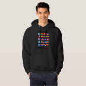 Hispanic Heritage Month 2022 Flag Viva Latinoameri Hoodie (Vorne ganz)