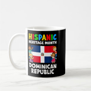 Hispanic Heritage Month Dominikanische Republik Fl Kaffeetasse