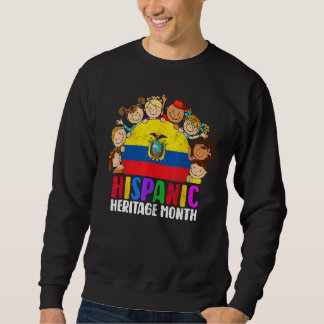 Hispanic Heritage Month Ecuador Boy Girls Kids Lat Sweatshirt