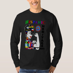 Hispanic Heritage Month Frau Lateinamerikanische L T-Shirt