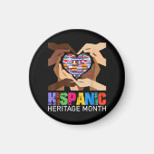 Hispanic Heritage Month Hände Herz Magnet (Vorne)