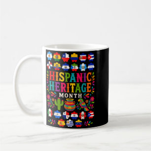 Hispanic Heritage Month Hispanic Latino Länder Kaffeetasse
