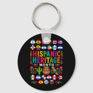 Hispanic Heritage Month Hispanic Latino Länder Schlüsselanhänger