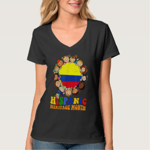 Hispanic Heritage Month Kolumbien Kinder Jungen Mä T-Shirt