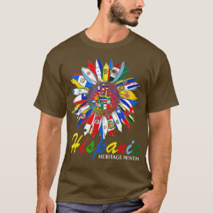 Hispanic Heritage Month Lateinamerikanische Länder T-Shirt