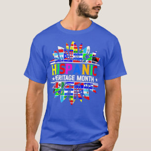 Hispanic Heritage Month Lateinamerikanische Länder T-Shirt