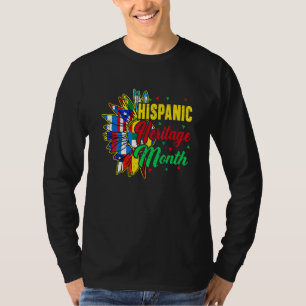 Hispanic Heritage Month Latino-Länder-Flaggen Sonn T-Shirt