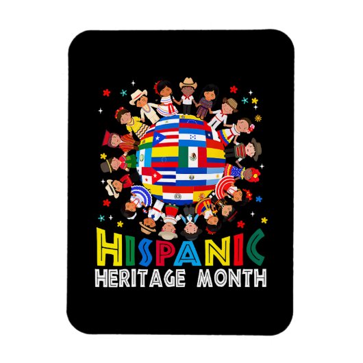 Hispanic Heritage Month Magnet (Vertikal)