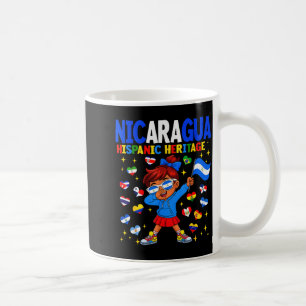 Hispanic Heritage Month Nicaragua-Flagge Nicaragua Kaffeetasse