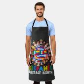 Hispanic Heritage Month Schürze (Getragen)
