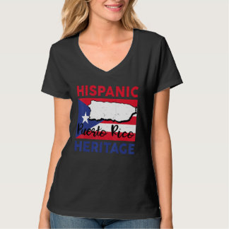 Hispanic Heritage Month Shirt Puerto Rico Girls Ki