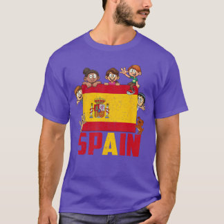 Hispanic Heritage Month Spanien Jungen MädchenKlei T-Shirt