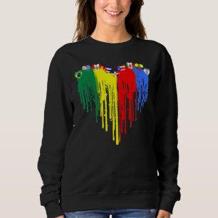 Hispanic Heritage Month Stolzer Latino Latina Männ Sweatshirt