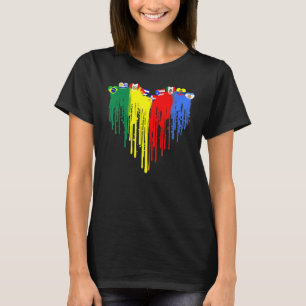 Hispanic Heritage Month Stolzer Latino Latina Männ T-Shirt