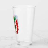 Hispanic Heritage Month USA Mexiko-Flagge Glas (Links)