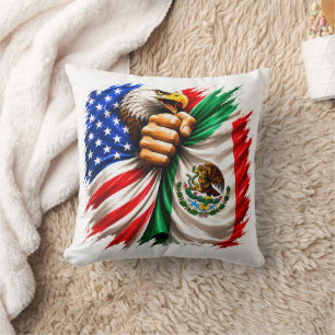 Hispanic Heritage Month USA Mexiko-Flagge Kissen
