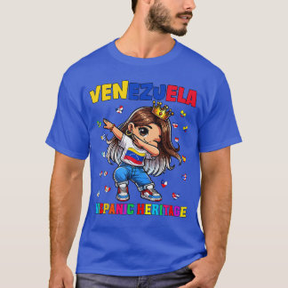 Hispanic Heritage Month Venezuela-Flagge Venezolan T-Shirt