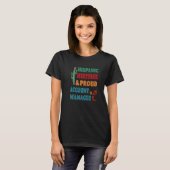 Hispanic Heritage & Proud Account Manager T-Shirt (Vorne ganz)