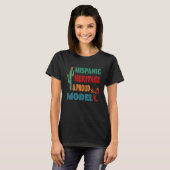Hispanic Heritage & Proud Model T-Shirt (Vorne ganz)