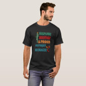 Hispanic Heritage & Proud Web Project Manager T-Shirt (Vorne ganz)