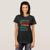 Hispanic Heritage & Proud Wine Sales Representativ T-Shirt (Vorne ganz)