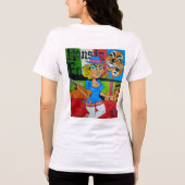 Hispanic Kousin Freaky Tri-Blend Shirt (Rückseite)