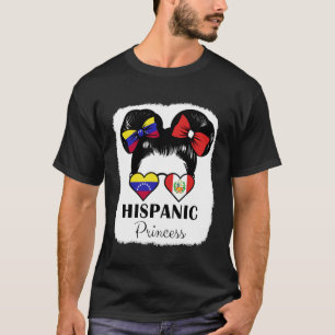Hispanic Princess Venezuela und Peru Mix Erbe T-Shirt